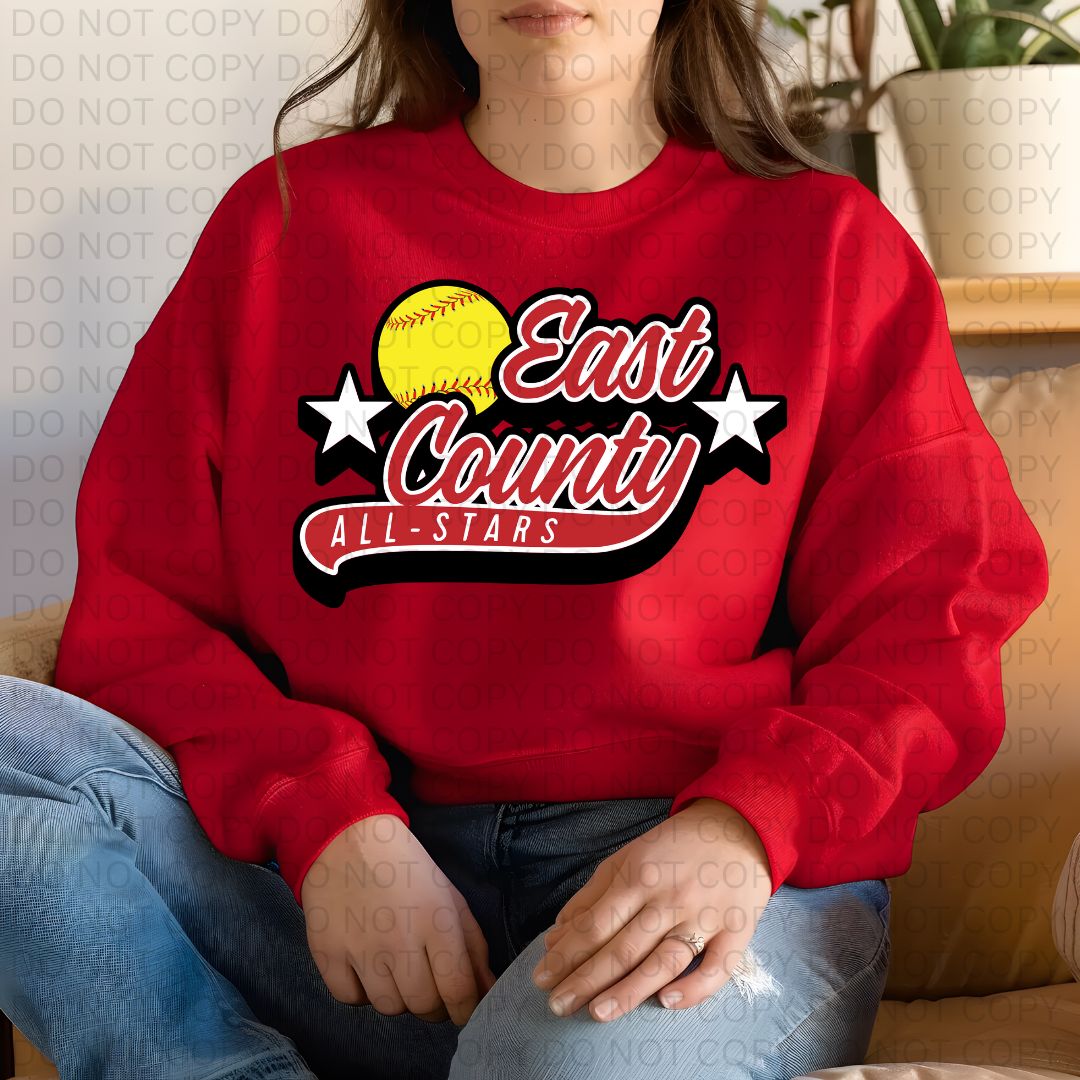 East County Softball All Stars Crew Unisex