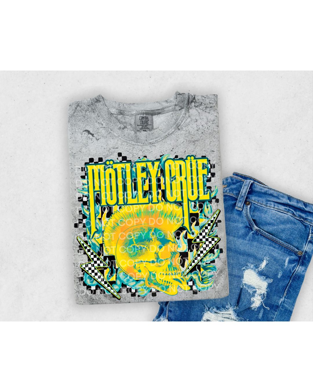 Rock Band Collection M.Crew on Colorblast Smoke T-Shirt