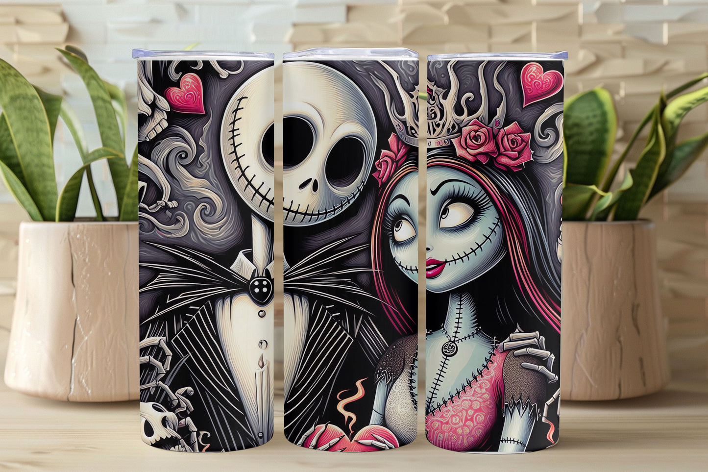 Jack & Sally Sweethearts 20 oz Tumbler