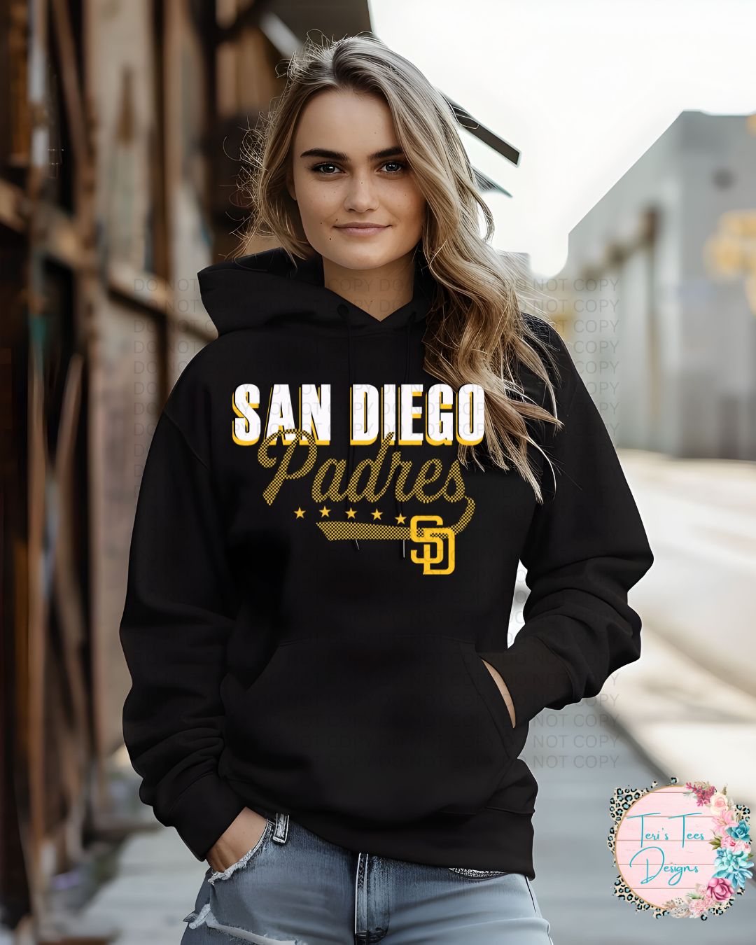 SD Padres Checkered Hoodie