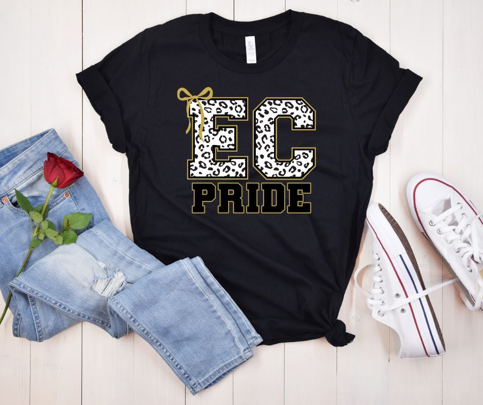 El Capitan High School Pride Leopard T-Shirt