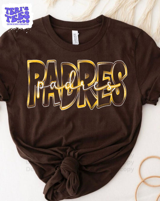 San Diego Padres Cut-Out Print