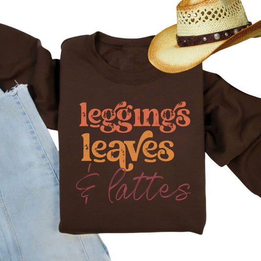 Leggings Leaves & Lattes Women's Crew