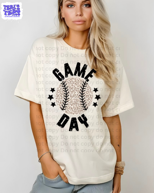 Game Day Leopard T-Shirt