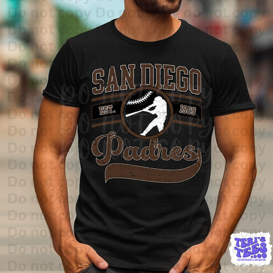 San Diego Padres Retro T-Shirt