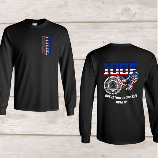 Operating Engineers Long Sleeve Eagle T-Shirt