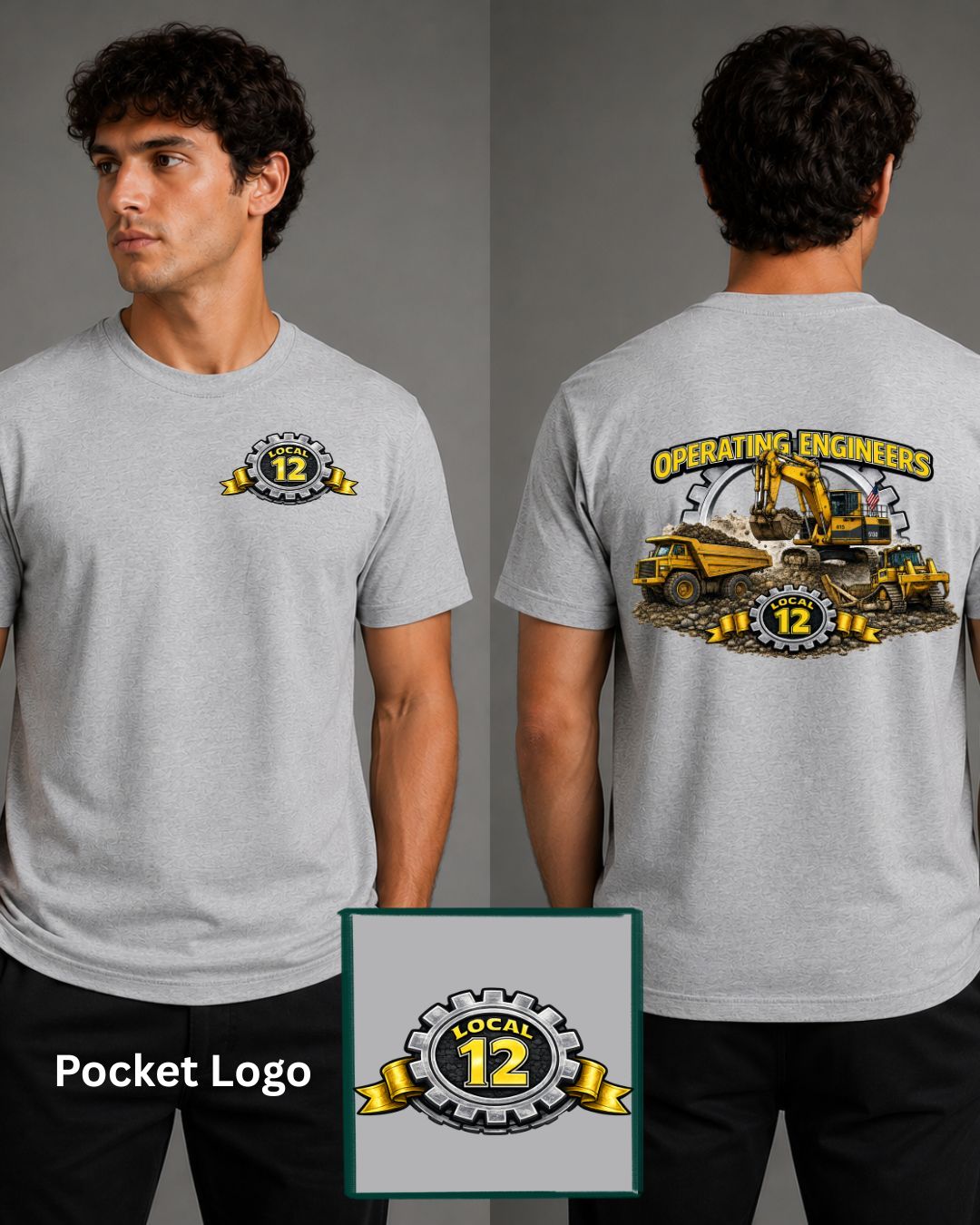 Operating Engineers LocaL 12 Ribbon Men's T-Shirt