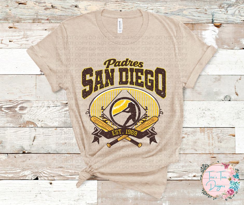 Padres San Diego est 1969 Crew T-Shirt