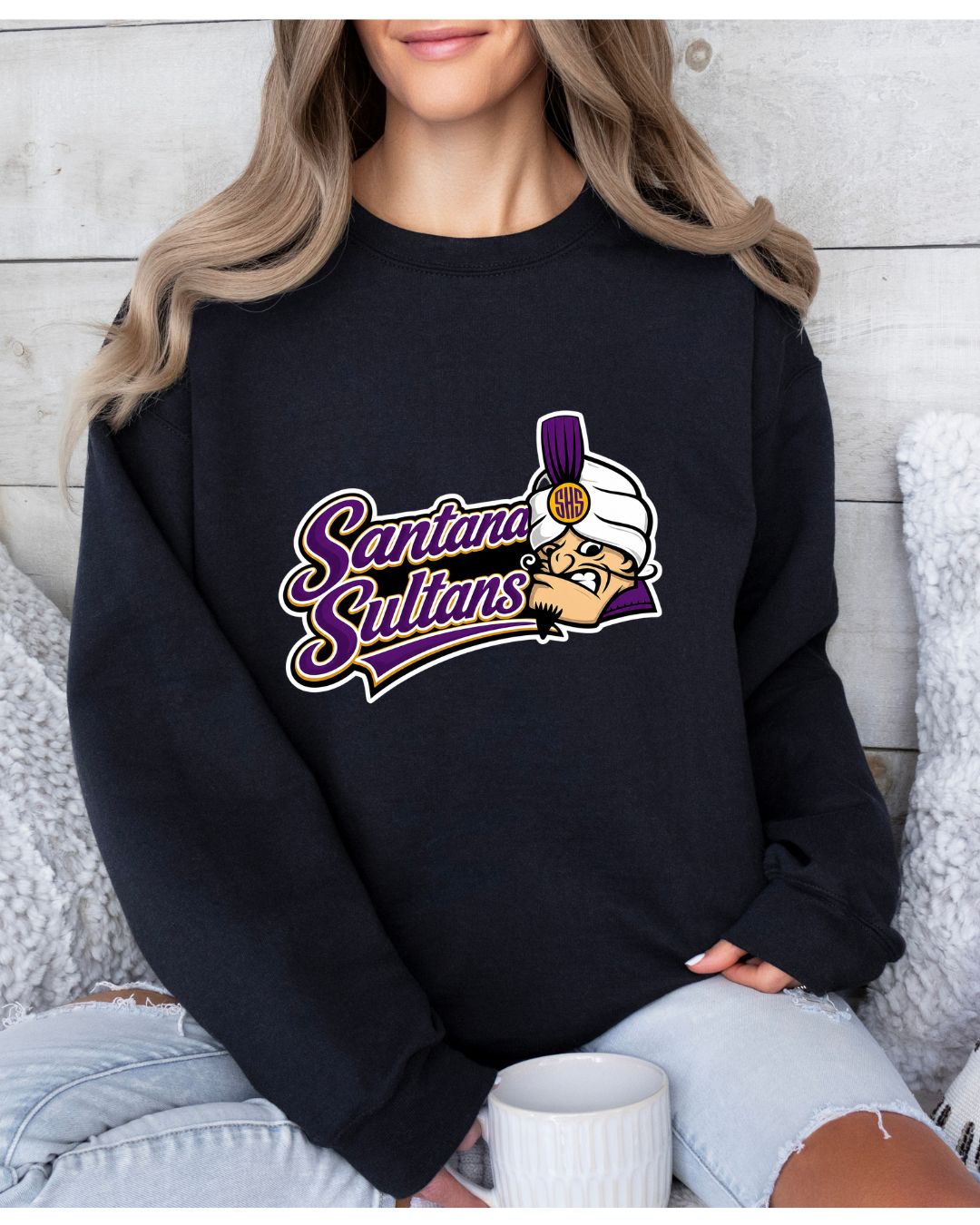 Santana High School Sultans Crew Sweatshirt