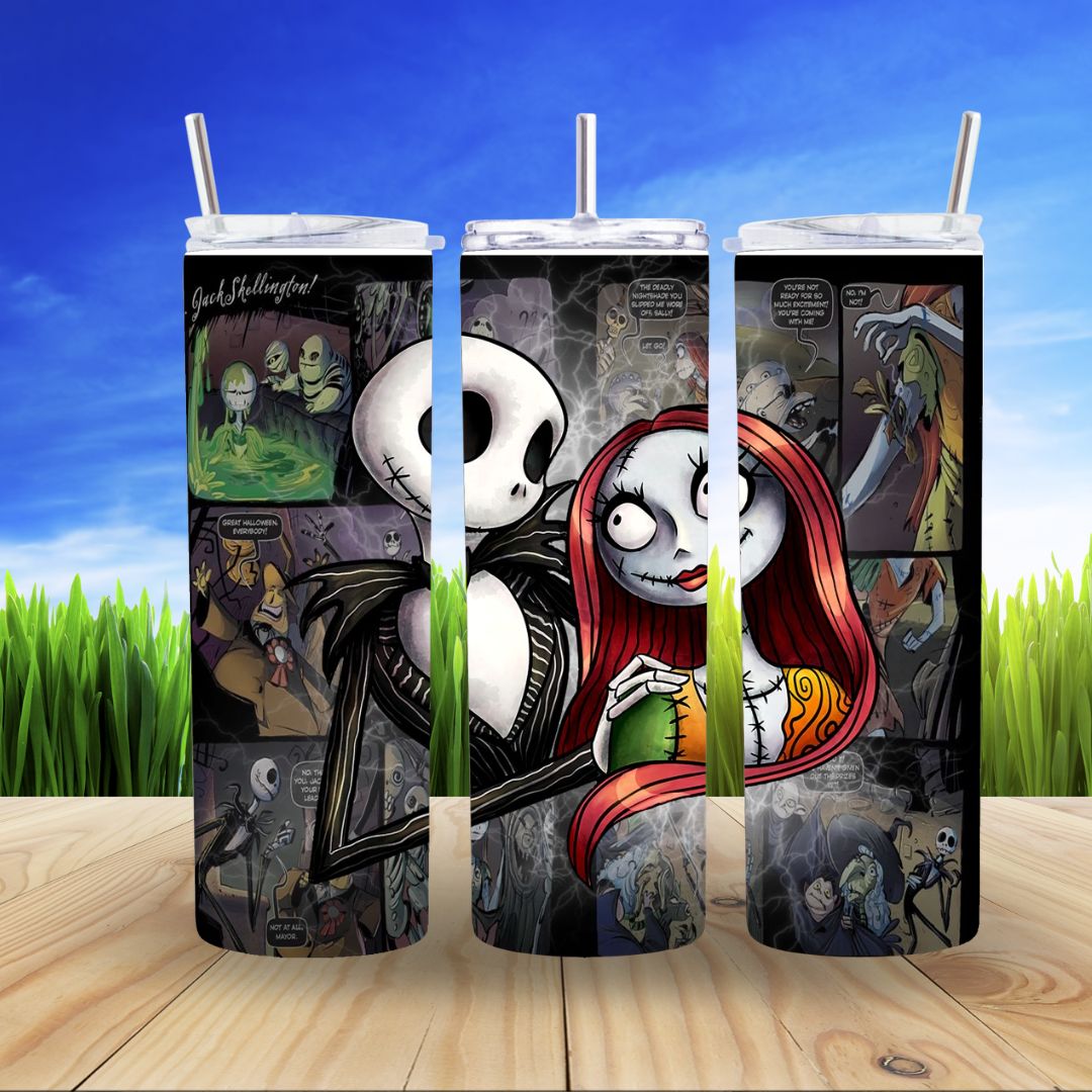 Jack & Sally 20 oz Tumbler