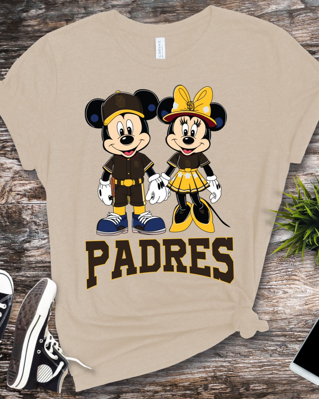 Padres Bundle M & M #2 Design Women's Bella Canvas T-Shirt