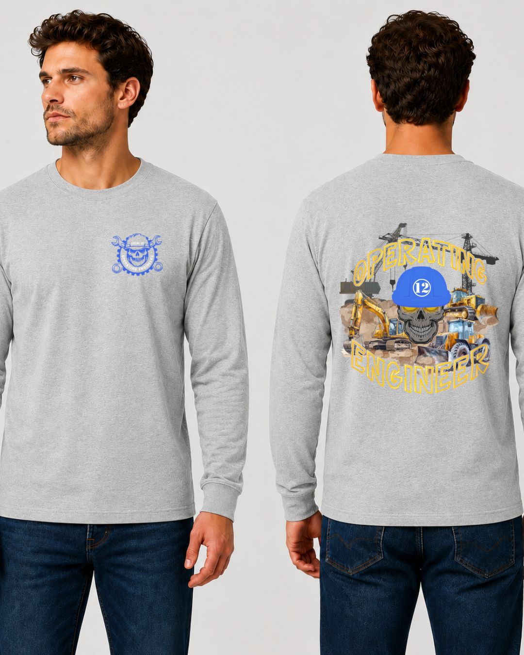 OE Skull Equipment Long Sleeve T-Shirt
