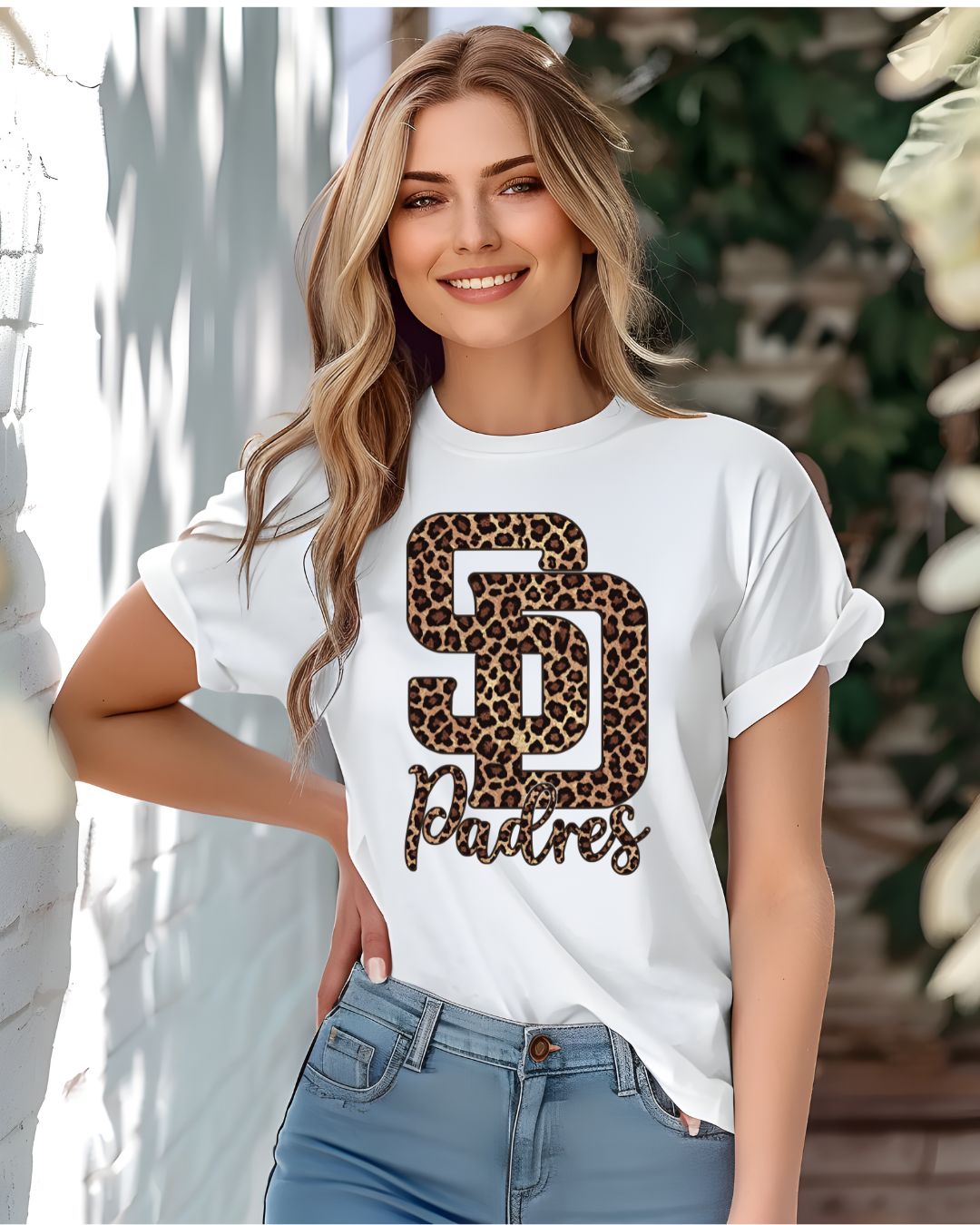 SD Padres Leopard T-Shirt