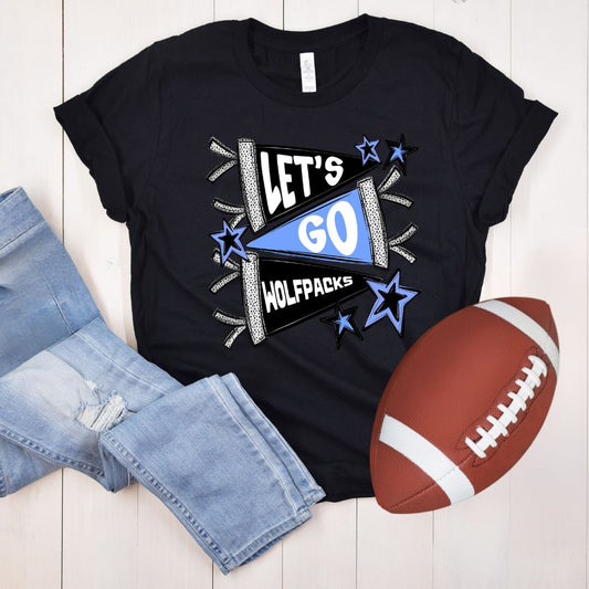 Let's Go Wolfpacks - West Hills High School T-Shirt