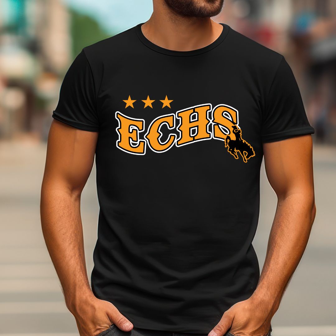 ECHS Wave for El Capitan HIgh School Mens T-Shirt
