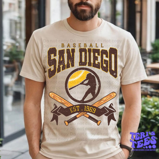 San Diego Padres Baseball Est. 1969 T-Shirt