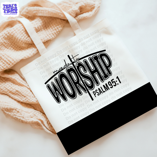 Made to Worship Tote Bag