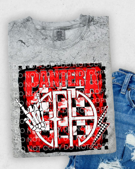 Rock Band Collection P on Comfort Colors Colorblast T-Shirt