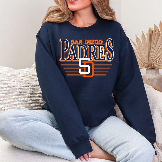 SAN DIEGO PADRES ORANGE & BLUE OLD 1991 RETRO