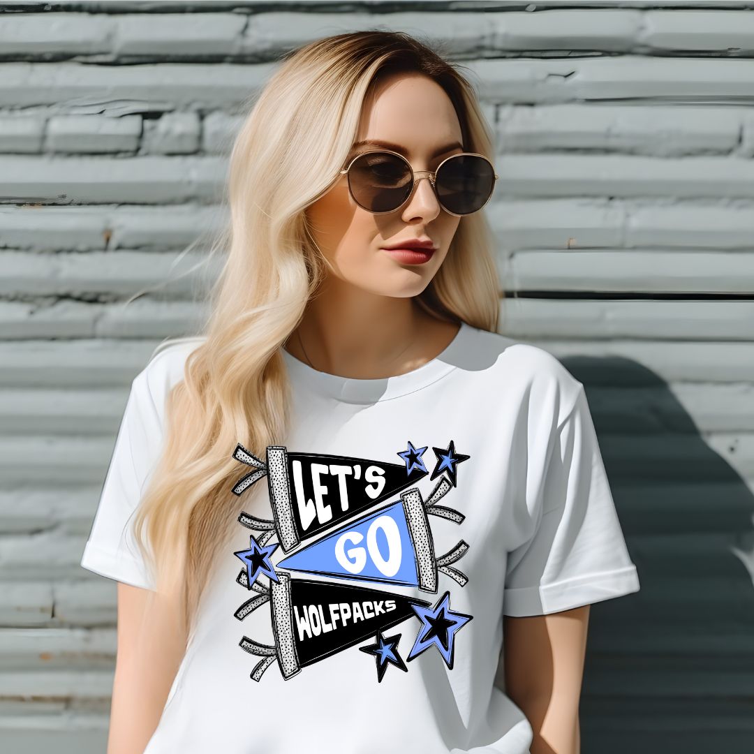 Let's Go Wolfpacks - West Hills High School T-Shirt