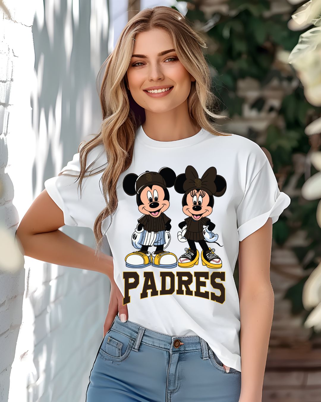Padres Bundle M & M #7 Design Women's Bella Canvas T-Shirt