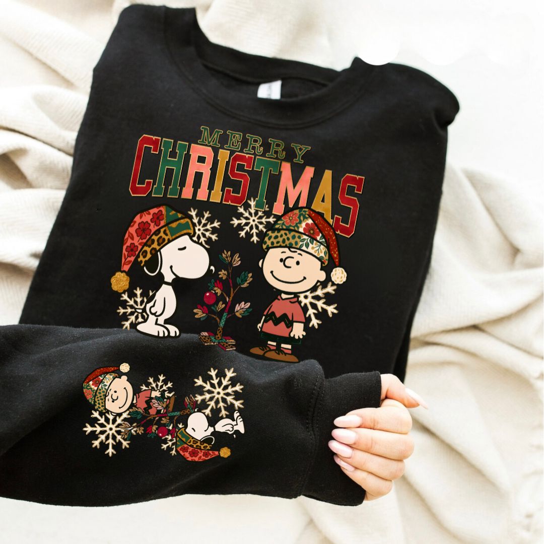 Merry Christmas Charlie B. with sleeve accent