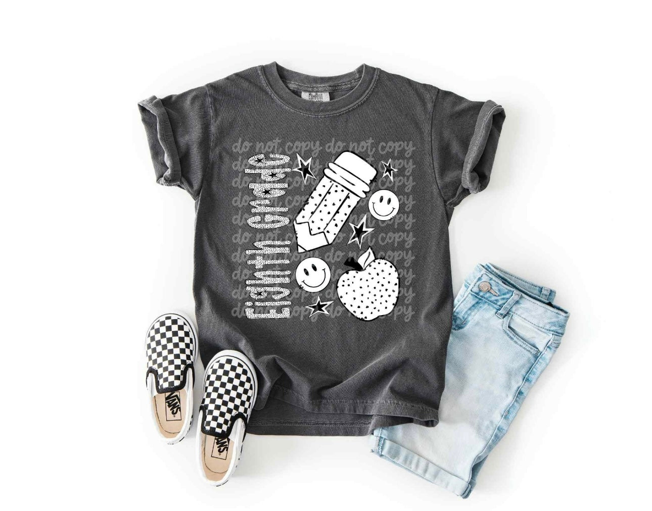 Back to School 8th Grade on Comfort Colors Youth T-Shirt