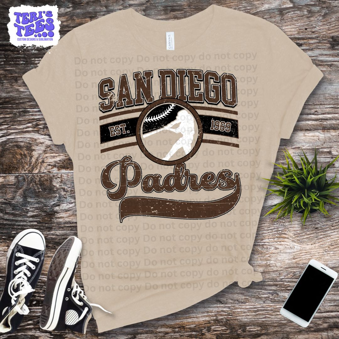 San Diego Padres Retro T-Shirt