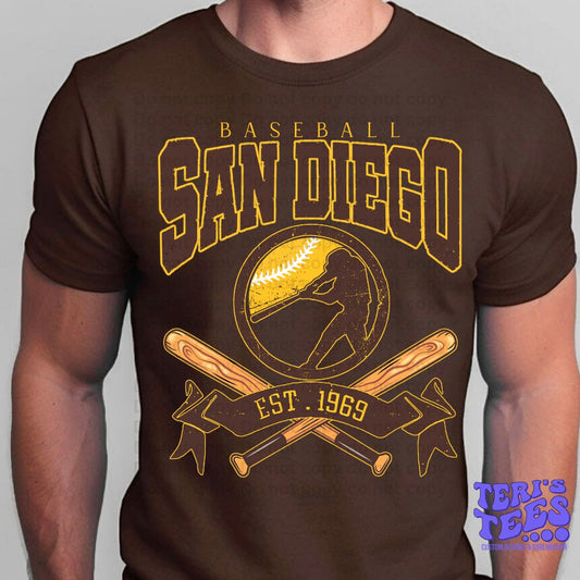 San Diego Padres Baseball Est. 1969 T-Shirt