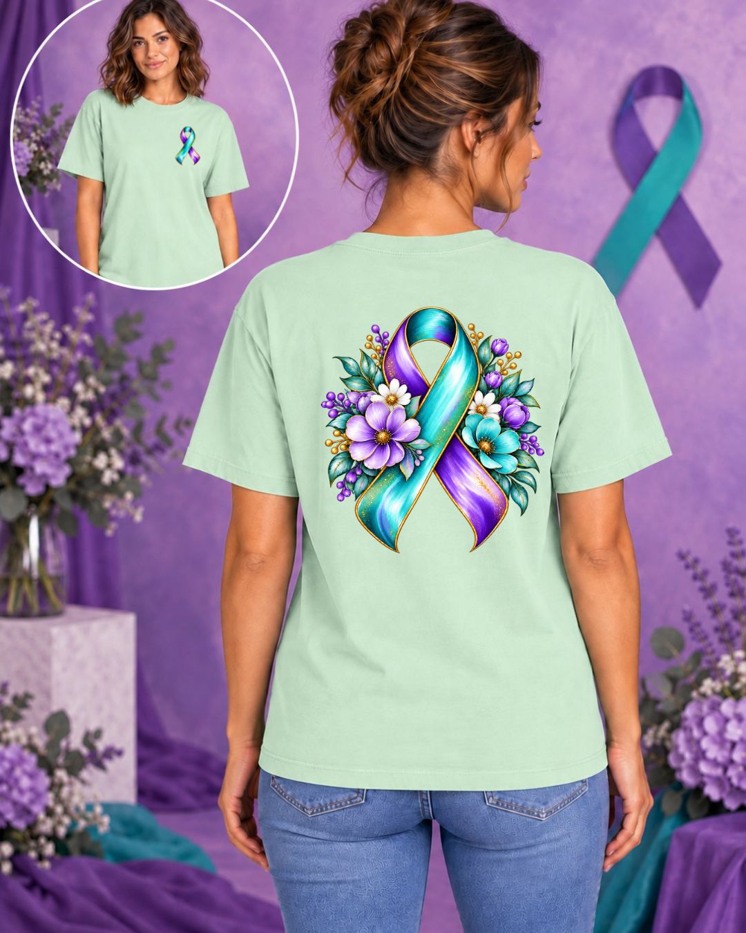 Suicide Awareness Ribbon T-Shirt