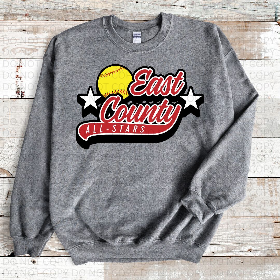 East County Softball All Stars Crew Unisex