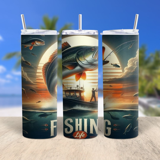 Fishing Life 20 oz Tumbler