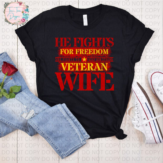 He Fights For Freedom She Fights To Keep Him Strong Veteran Wife