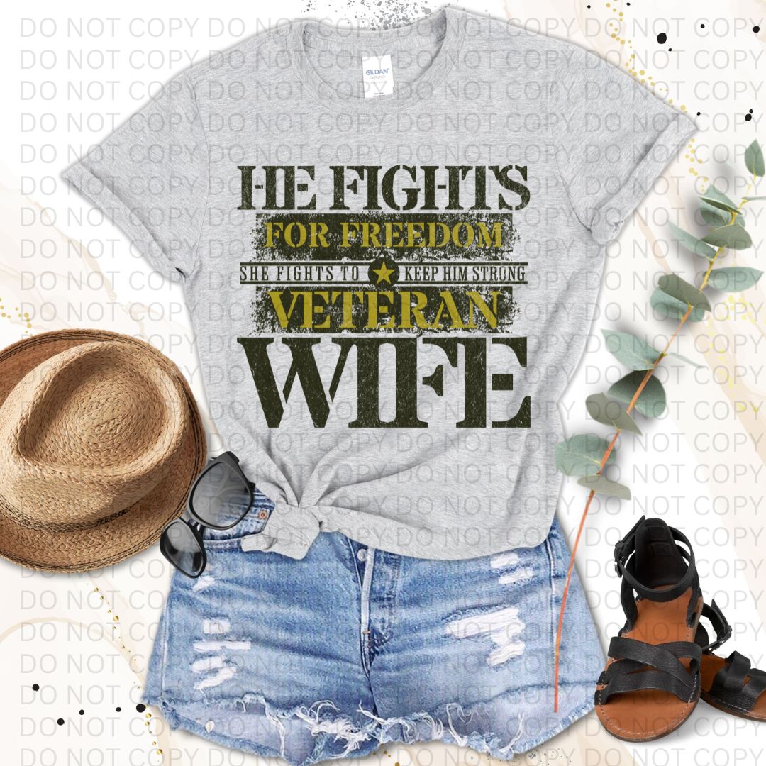 He Fights For Freedom She Fights To Keep Him Strong Veteran Wife
