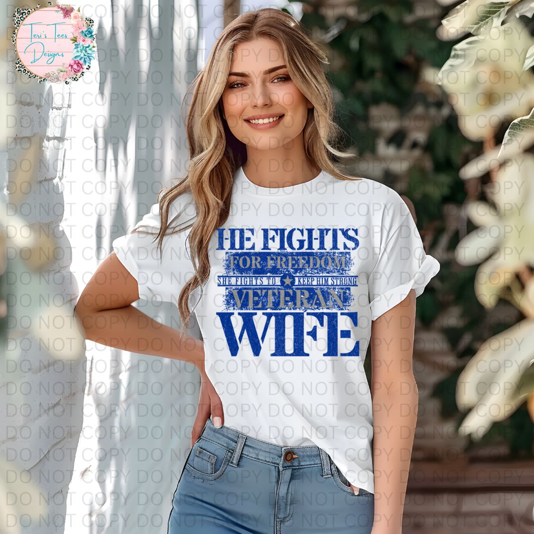 He Fights For Freedom She Fights To Keep Him Strong Veteran Wife