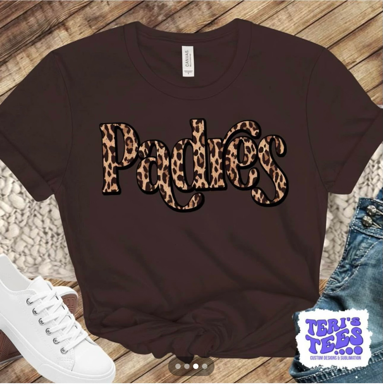 Padres Retro Leopard T-Shirt