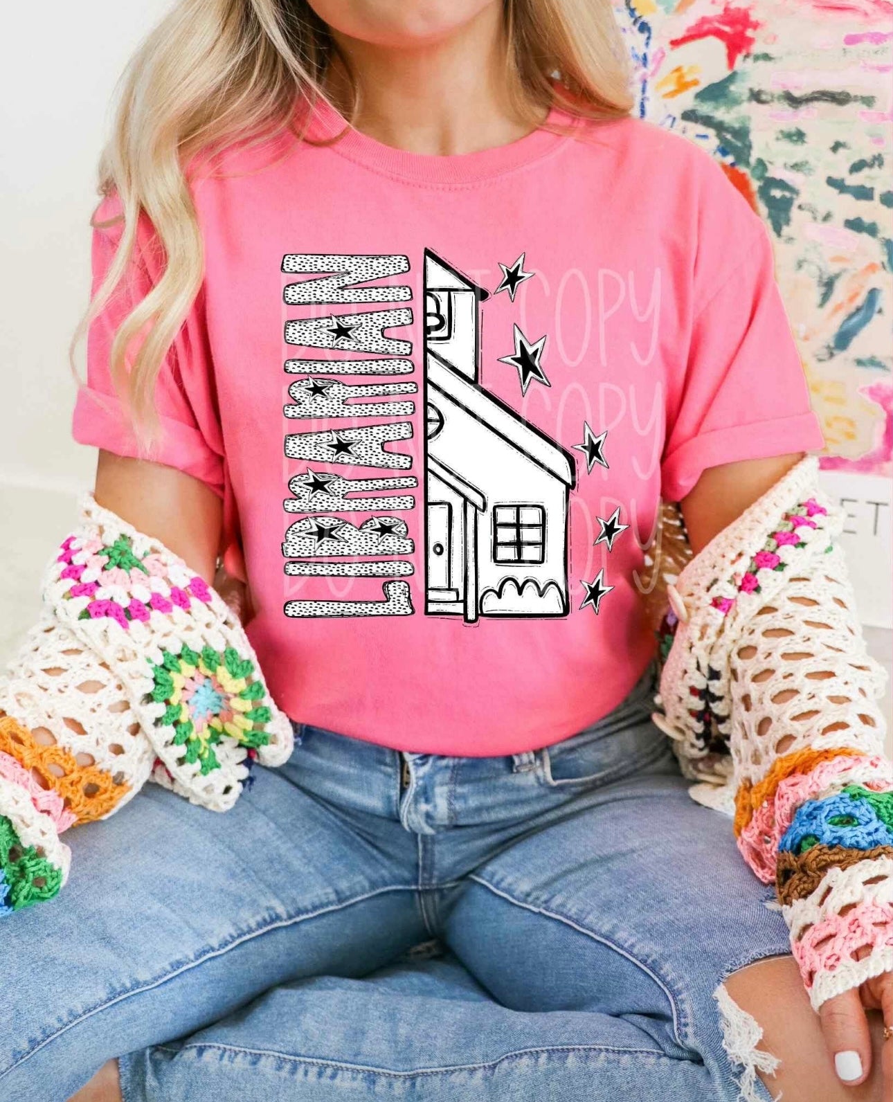 Librarian Back to School Comfort Colors T-Shirt