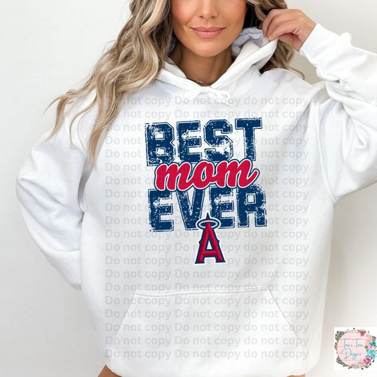 Best Mom Ever Los Angeles Angels Hoodie