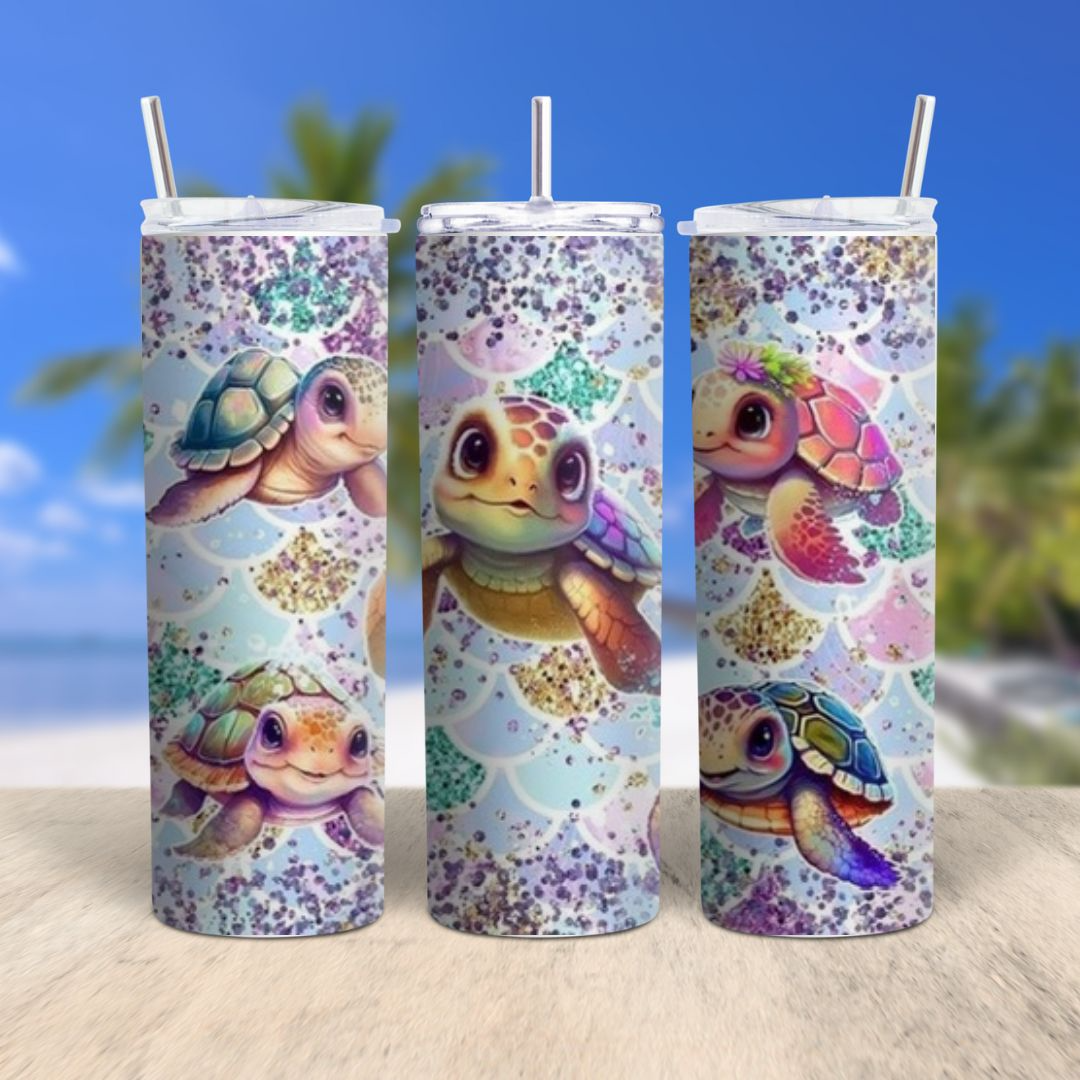 Cute Turtles 20 Oz Tumbler