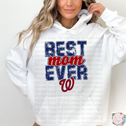 Best Mom Ever Washington Nationals Hoodie