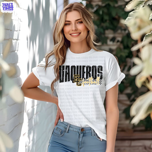 Vaqueros Football T-Shirt