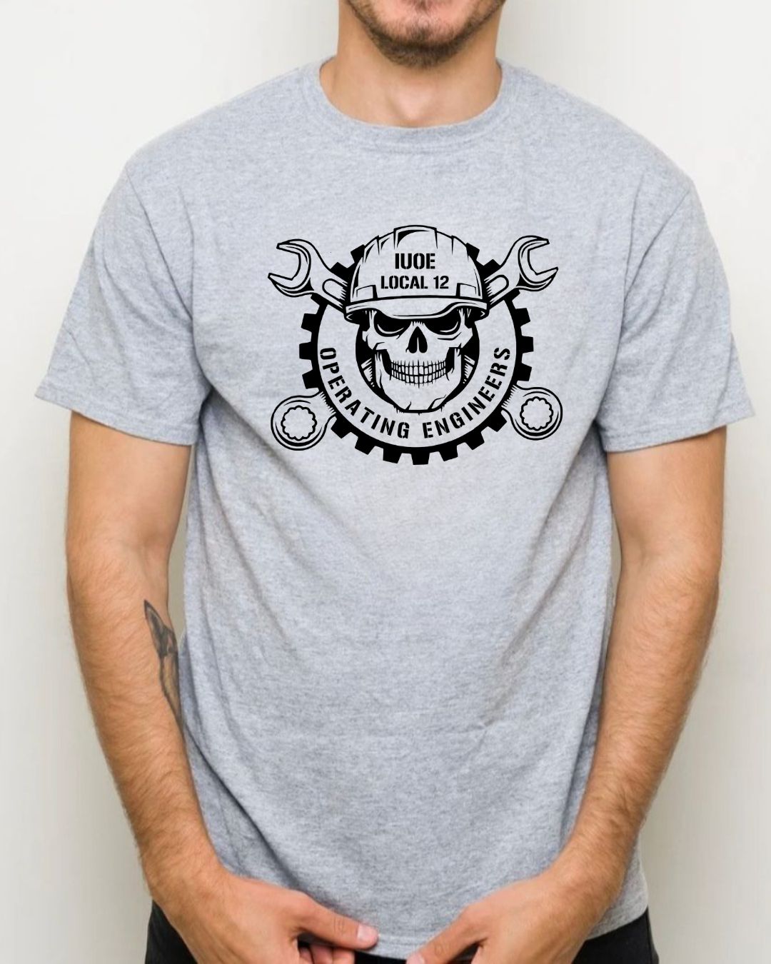 Operating Engineers Skull T-Shirt
