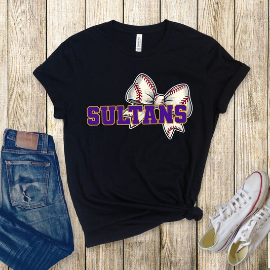 Santana Sultans Coquette Bow T-Shirt