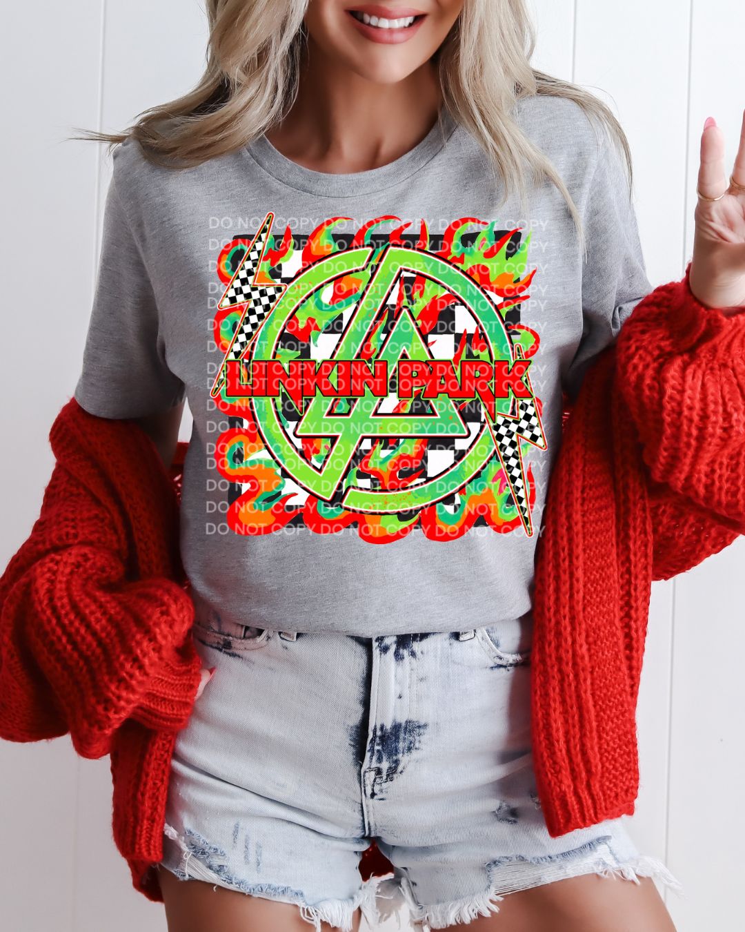 Rock Band Collection Lnk Park on Gildan Softstyle T-Shirt