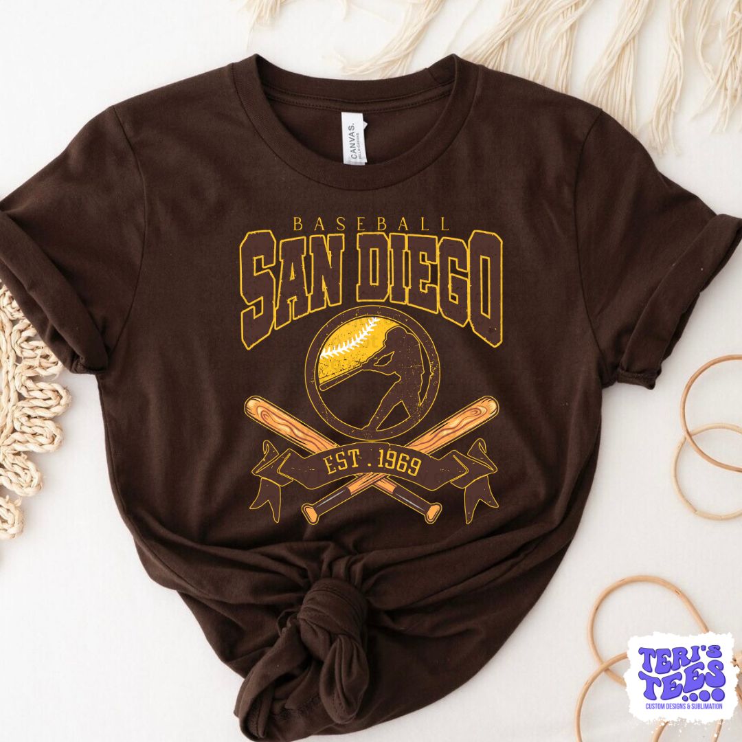 San Diego Padres Baseball Est. 1969 T-Shirt