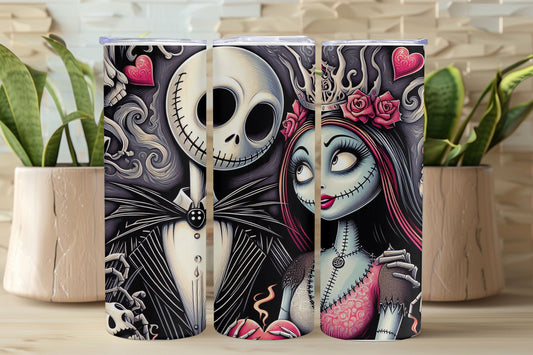 Jack & Sally Sweethearts 20 oz Tumbler