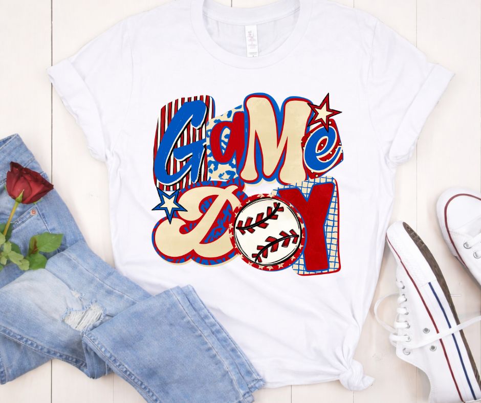 Game Day Baseball Bella Canvas T-Shirt