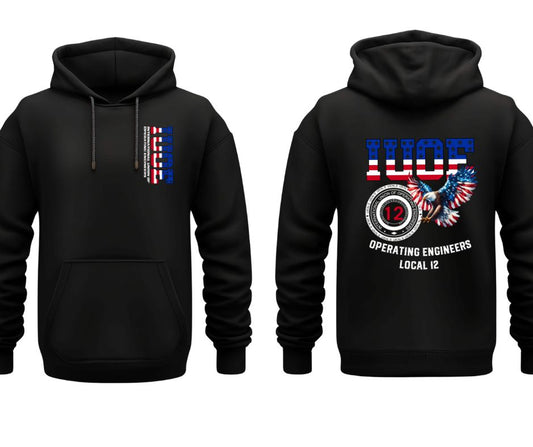 operating Engineers Local 12 Eagle Hoodie