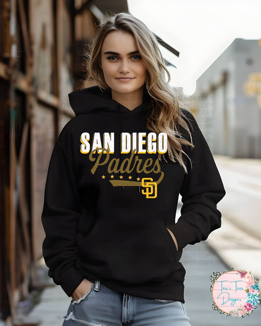 SD Padres Checkered Hoodie
