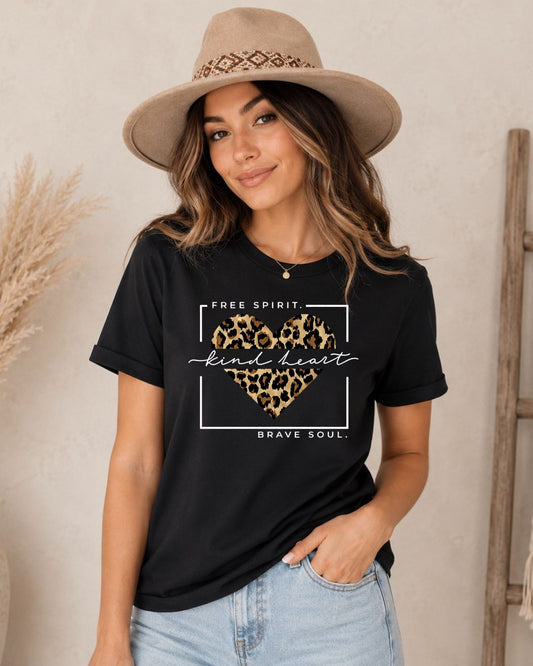 Free Spirit kind heart brave soul T-Shirt